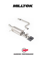 MILLTEK GPF Back – Fiesta Mk8 & Mk8.5 ST 1.5 EcoBoost - MK8 (Pre Sept 2020) - Suit OE - Carbon Jet-90 Trims