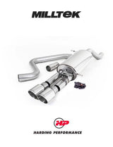 MILLTEK GPF Back – Fiesta Mk8 & Mk8.5 ST 1.5 EcoBoost - MK8.5 (Post Sept 2020) - Suit OE - Polished GT-90 Trims