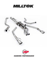 MILLTEK Ford Ranger Raptor Catback Exhaust - Titanium GT-115 Trims