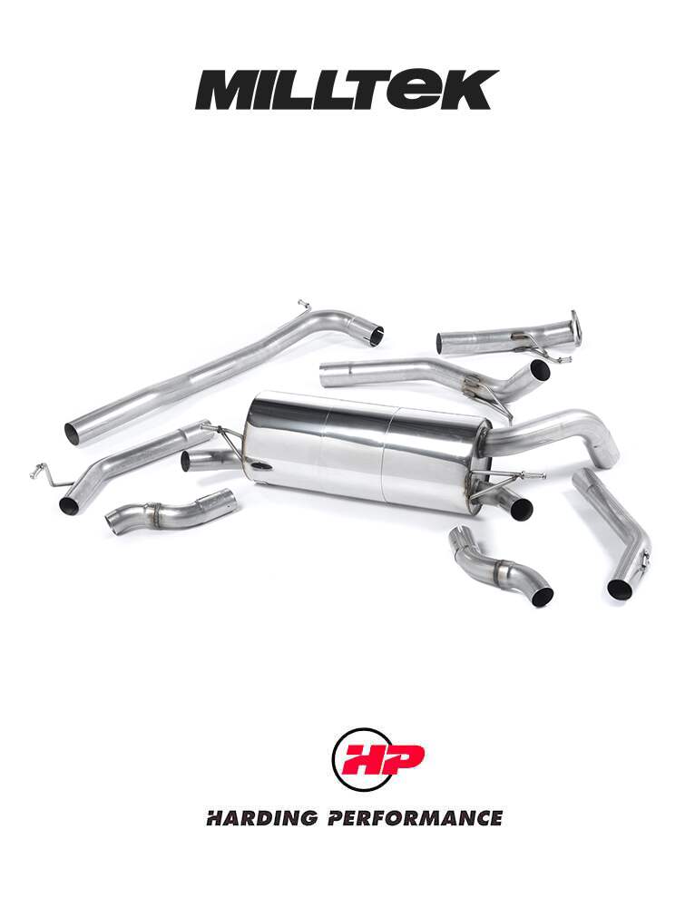 MILLTEK Cat-back – Honda Civic Type R, Non-resonated (louder) [SSXHO201]