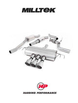 MILLTEK Cat-back – Honda Civic (FK8) Type-R - Resonated - Titanium