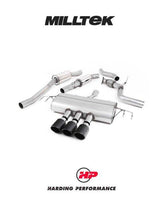 MILLTEK Cat-back – Honda Civic (FK8) Type-R - Resonated - Carbon