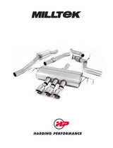 MILLTEK Cat-back – Honda Civic (FK8) Type-R - Part-resonated / Road+ - Polished