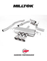 MILLTEK Cat-back – Honda Civic (FK8) Type-R - Non-resonated - Polished