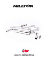 MILLTEK Cat Back – i30 N Performance Fastback - Resonated - Titanium GT-115 Trims