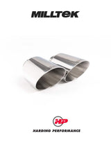 MILLTEK Cat Back – i30 N Performance Fastback - Resonated - Titanium GT-115 Trims