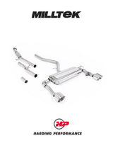MILLTEK Cat-back – Hyundai Kona N - Non-resonated - GT-139 Polished Trims