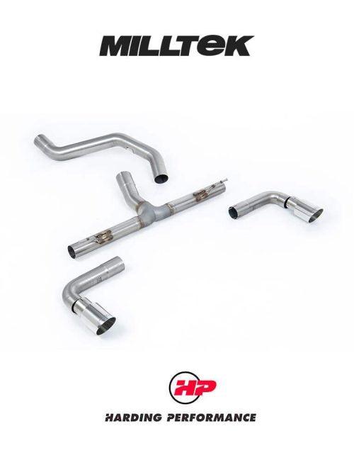 MILLTEK Non-Resonated OPF/GPF Back System INEOS Grenadier B57/B58 3.0 I6 Turbo - Non-Resonated - GT-90 Polished Tips