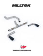 MILLTEK Non-Resonated OPF/GPF Back System INEOS Grenadier B57/B58 3.0 I6 Turbo - Non-Resonated - GT-90 Cerakote Black Tips