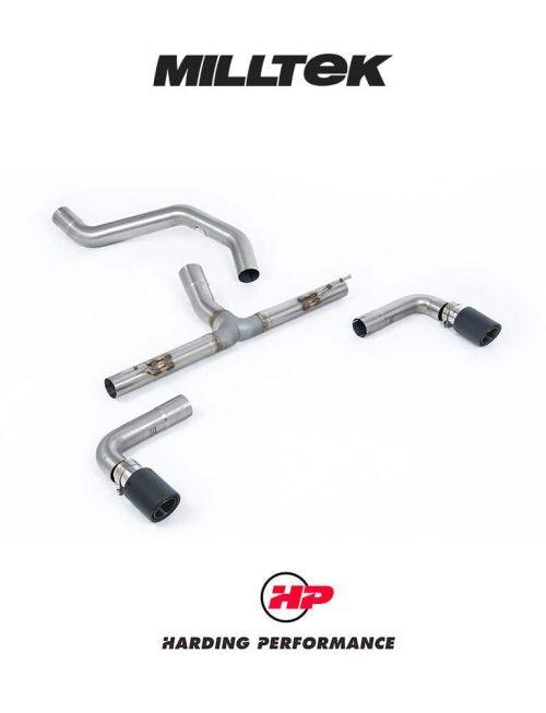 MILLTEK Non-Resonated OPF/GPF Back System INEOS Grenadier B57/B58 3.0 I6 Turbo - Non-Resonated - JET-90 Carbon Tips