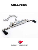 MILLTEK Non-Resonated OPF/GPF Back System INEOS Grenadier B57/B58 3.0 I6 Turbo - Resonated - GT-90 Cerakote Black Tips