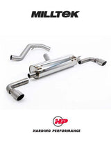 MILLTEK Non-Resonated OPF/GPF Back System INEOS Grenadier B57/B58 3.0 I6 Turbo - Resonated - GT-90 Brushed Titanium Tips