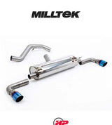 MILLTEK Non-Resonated OPF/GPF Back System INEOS Grenadier B57/B58 3.0 I6 Turbo - Resonated - GT-90 Burnt/Blue Titanium Tips