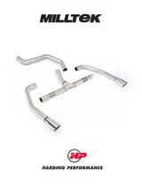 MILLTEK OPF/GPF Back System INEOS Grenadier Quartermaster B57/B58 3.0 I6 Turbo - Non-Resonated - GT-90 Polished Tips