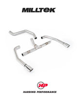 MILLTEK OPF/GPF Back System INEOS Grenadier Quartermaster B57/B58 3.0 I6 Turbo - Non-Resonated - JET-90 Carbon Tips
