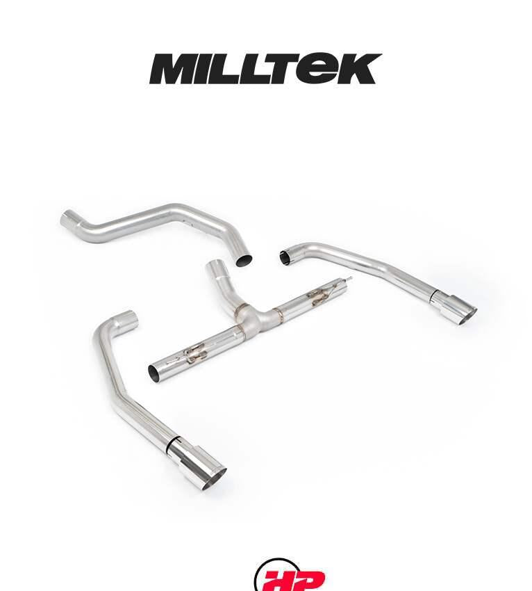 MILLTEK OPF/GPF Back System INEOS Grenadier Quartermaster B57/B58 3.0 I6 Turbo - Road+ Part-Resonated - GT-90 Polished Tips