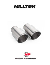 MILLTEK OPF/GPF Back System INEOS Grenadier Quartermaster B57/B58 3.0 I6 Turbo - Road+ Part-Resonated - GT-90 Brushed Titanium Tips