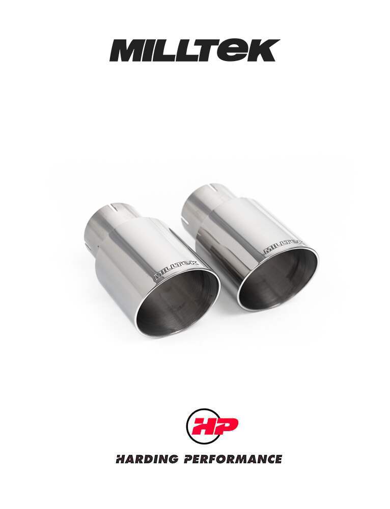 MILLTEK OPF/GPF Back System INEOS Grenadier Quartermaster B57/B58 3.0 I6 Turbo - Non-Resonated - GT-90 Brushed Titanium Tips