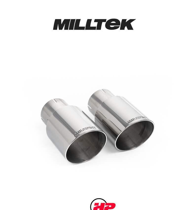 MILLTEK OPF/GPF Back System INEOS Grenadier Quartermaster B57/B58 3.0 I6 Turbo - Resonated - JET-90 Carbon Tips