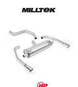 MILLTEK OPF/GPF Back System INEOS Grenadier Quartermaster B57/B58 3.0 I6 Turbo - Resonated - GT-90 Polished Tips