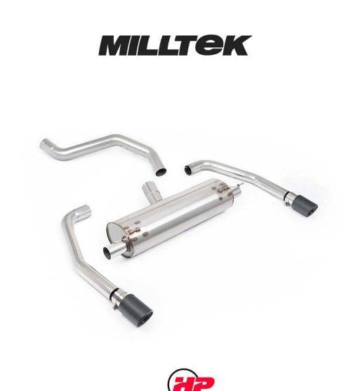 MILLTEK OPF/GPF Back System INEOS Grenadier Quartermaster B57/B58 3.0 I6 Turbo - Resonated - JET-90 Carbon Tips