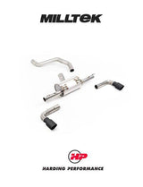 MILLTEK Non-Resonated OPF/GPF Back System INEOS Grenadier B57/B58 3.0 I6 Turbo - Road+ Part-Resonated - GT-90 Cerakote Black Tips