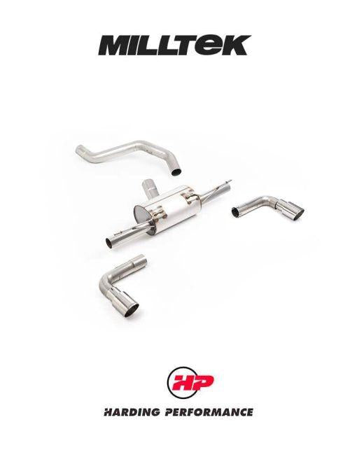 MILLTEK Non-Resonated OPF/GPF Back System INEOS Grenadier B57/B58 3.0 I6 Turbo - Road+ Part-Resonated - GT-90 Polished Tips