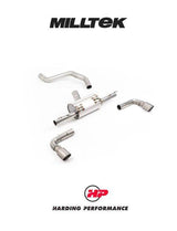 MILLTEK Non-Resonated OPF/GPF Back System INEOS Grenadier B57/B58 3.0 I6 Turbo - Road+ Part-Resonated - GT-90 Brushed Titanium Tips