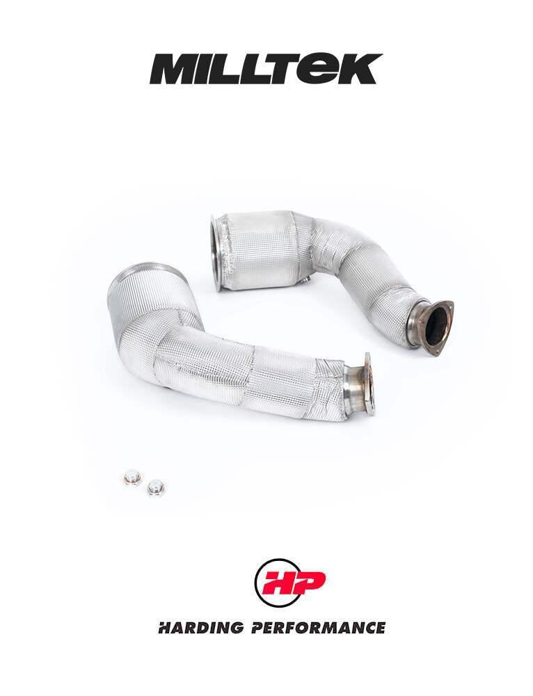 MILLTEK Large Bore Downpipes – Lamborghini Urus - Hi-Flow Sports Cats