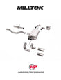 MILLTEK OPF/Cat Back Land Rover Defender 90 3.0 I6 P400 - Non-resonated - GT-90 Titanium Trims