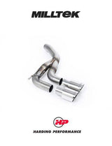 MILLTEK Rear Silencer(s) Land Rover Defender D200, D250 & D300 90, 110 & 130 (Diesel Models) - Twin GT-90 Polished Trims