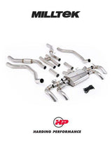 MILLTEK Particulate Filter-back Range Rover P530 4.4L V8 Twin Turbo - Long - NC11 Engine / Dual Valve (2024-) - Non-resonated