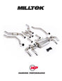 MILLTEK Particulate Filter-back Range Rover P530 4.4L V8 Twin Turbo - Long - NC11 Engine / Dual Valve (2024-) - Non-resonated