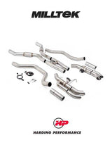 MILLTEK Particulate Filter-back Range Rover P530 4.4L V8 Twin Turbo - Long - NC10 Engine / Single Valve (2022-2023) - Non-resonated