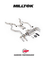 MILLTEK Particulate Filter-back Range Rover P530 4.4L V8 Twin Turbo - Short - NC10 Engine / Single Valve (2022-2023) - Resonated