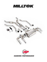 MILLTEK Particulate Filter-back Range Rover P530 4.4L V8 Twin Turbo - Long - NC10 Engine / Single Valve (2022-2023) - Resonated