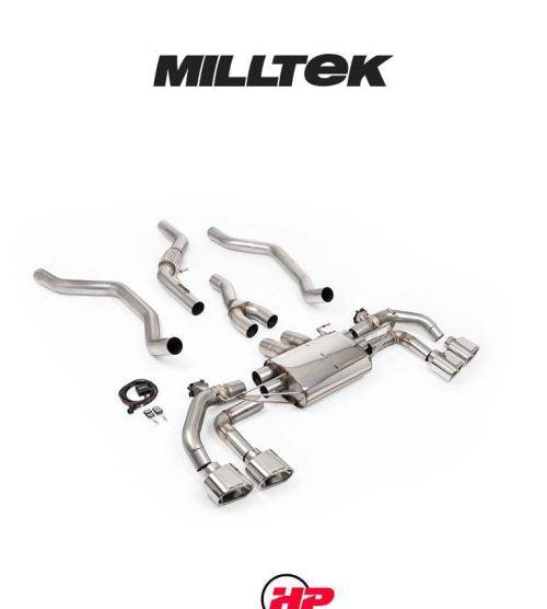 MILLTEK Range Rover Sport P400 Cat-back L461 3.0 i6 - Polished Oval Tips