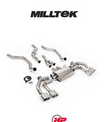 MILLTEK Range Rover Sport P400 Cat-back L461 3.0 i6 - Polished Oval Tips
