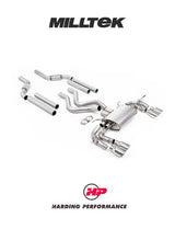 MILLTEK Cat Back – Defender 110 OCTA P635 - Quad GT-100 Polished Tips