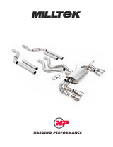 MILLTEK Cat Back – Defender 110 OCTA P635 - Quad GT-100 Polished Tips