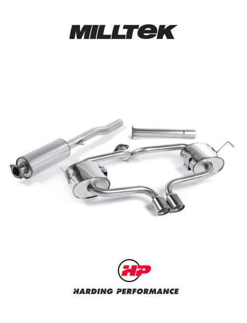 MILLTEK Cat Back Mini R53 Cooper S - Resonated