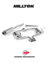 MILLTEK Cat Back Mini R53 Cooper S - Non-resonated / Race