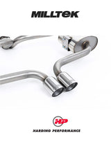 MILLTEK Cat Back Mini R53 Cooper S - Resonated