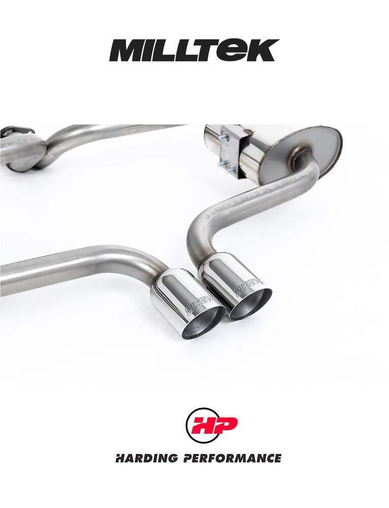 MILLTEK Cat Back Mini R53 Cooper S - Non-resonated / Race