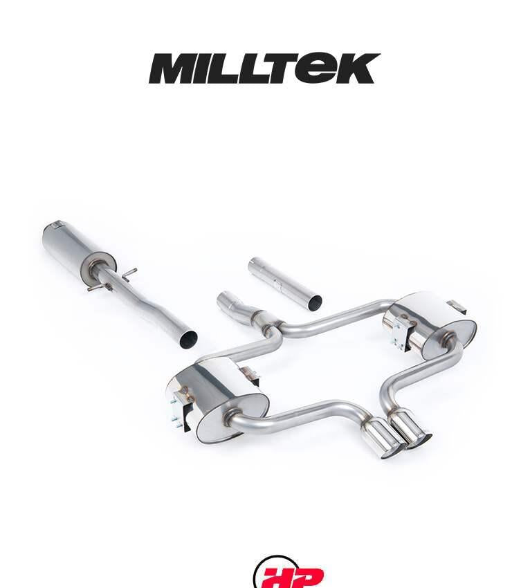 MILLTEK Cat Back Mini R52 Cooper S Convertible - Non-resonated / Race