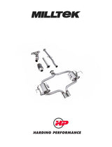 MILLTEK Full System Including Hi Flow Sports Cat Mini R53 Cooper S - Non-resonated / Race