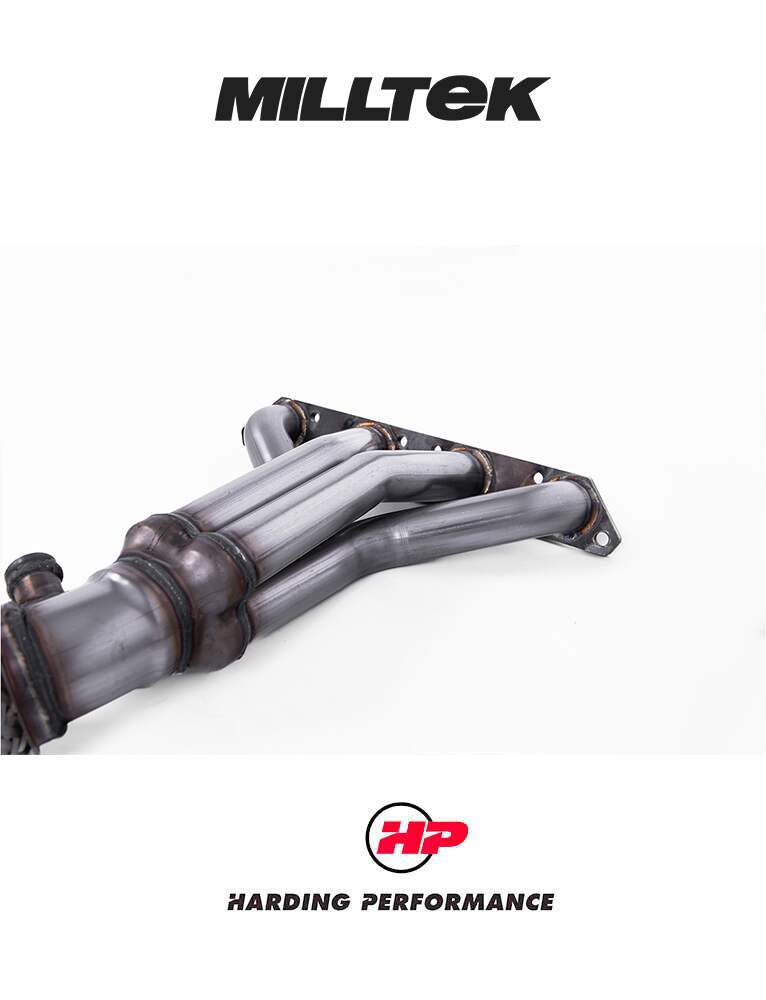 MILLTEK Full System Including Hi Flow Sports Cat Mini R53 Cooper S - Non-resonated / Race
