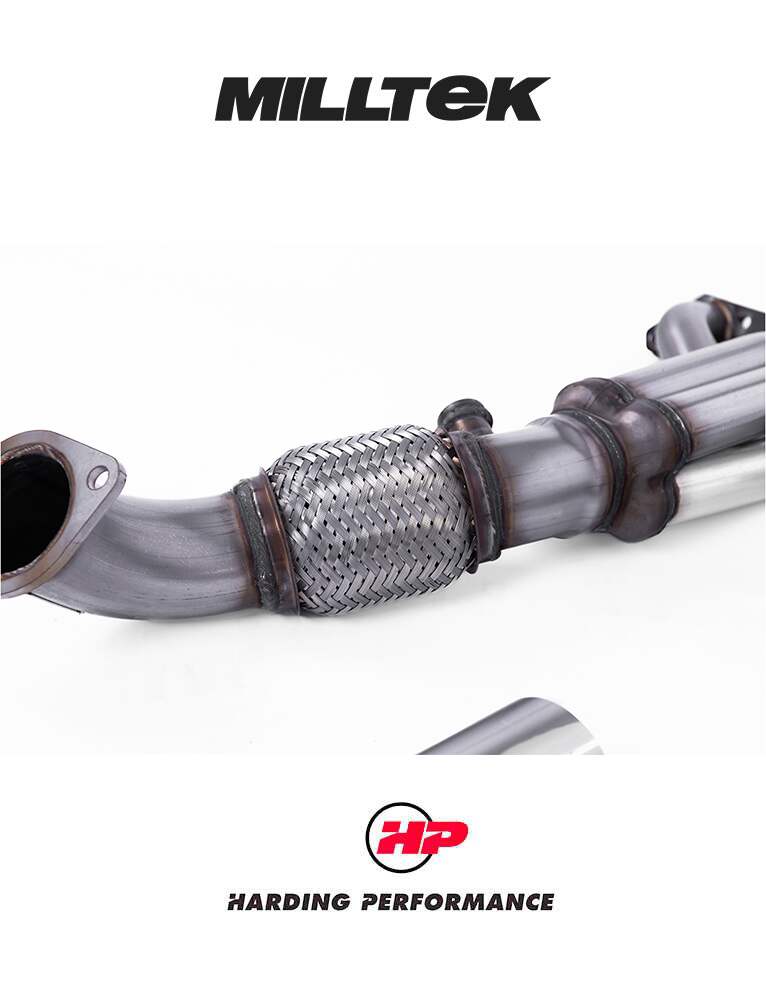 MILLTEK Full System Including Hi Flow Sports Cat Mini R53 Cooper S - Non-resonated / Race