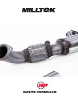 MILLTEK Full System Including Hi Flow Sports Cat Mini R53 Cooper S - Resonated