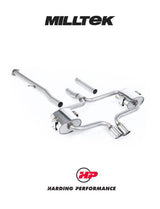 MILLTEK Cat Back Mini R52 Cooper S Convertible - Non-resonated / Race